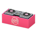 DJ's Turntable Pink / Cute logo