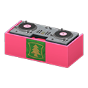DJ's Turntable Pink / Emblem logo