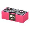 DJ's Turntable Pink / Familiar logo
