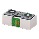 DJ's Turntable White / Emblem logo