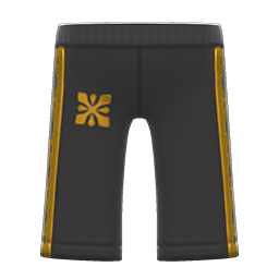 Animal Crossing Dance Warm-up Pants|Black Image