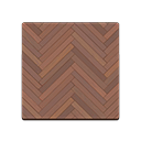 Animal Crossing Dark Herringbone Flooring Image