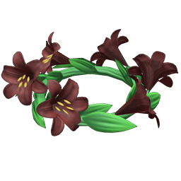 Animal Crossing Dark Lily Crown Image