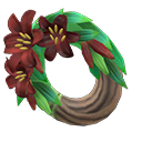 Animal Crossing Dark Lily Wreath Image