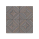 Animal Crossing Dark Parquet Flooring Image