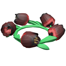 Animal Crossing Dark Tulip Crown Image