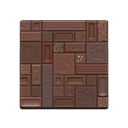 Animal Crossing Dark-chocolates Flooring Image