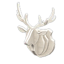 Deer Decoration White