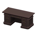 Den Desk Dark wood