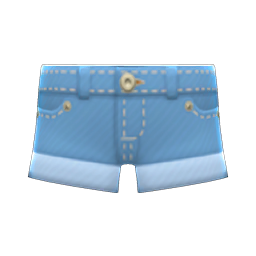 Denim Cutoffs Light blue