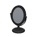 Animal Crossing Desk Mirror|Black Image