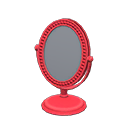 Desk Mirror Red