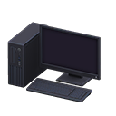 Desktop Computer Black / Search engine