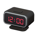 Animal Crossing Digital Alarm Clock|Black Image