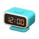 Digital Alarm Clock Light blue
