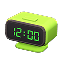 Digital Alarm Clock Lime