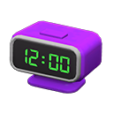 Digital Alarm Clock Purple