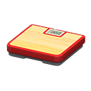 Digital Scale Red / Wood