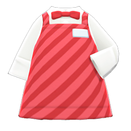 Diner Apron Red