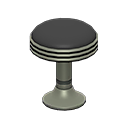 Diner Counter Chair Black