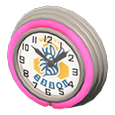 Diner Neon Clock Pink / Blue bee