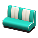 Animal Crossing Diner Sofa|Aquamarine Image