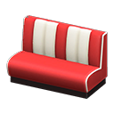 Diner Sofa Red