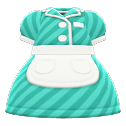 Animal Crossing Diner Uniform|Aquamarine Image