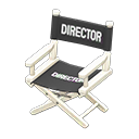 Director's Chair White / Director black