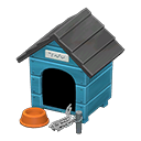 Animal Crossing Doghouse|Black Image