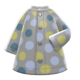 Dotted Raincoat Gray