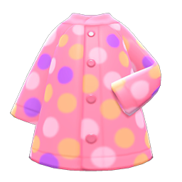 Dotted Raincoat Pink