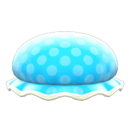 Animal Crossing Dotted Shower Cap|Blue Image