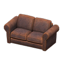 Double Sofa Dark brown