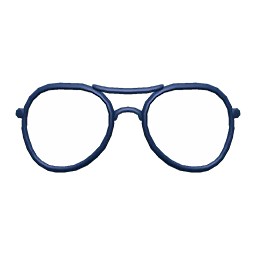 Animal Crossing Double-bridge Glasses|Blue Image