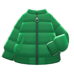 Down Jacket Green