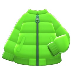 Down Jacket Lime