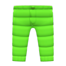 Down Pants Lime