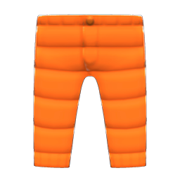 Down Pants Orange