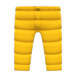 Down Pants Yellow