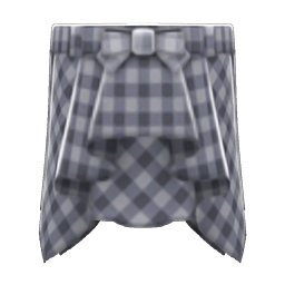Draped Skirt Gray