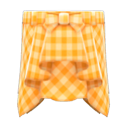 Draped Skirt Orange