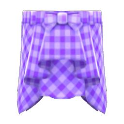 Draped Skirt Purple