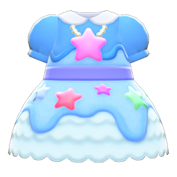 Animal Crossing Dreamy Dress|Blue Image