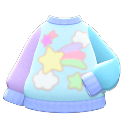 Animal Crossing Dreamy Sweater|Blue Image