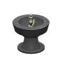 Animal Crossing Drinking Fountain|Black Image