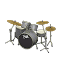 Animal Crossing Drum Set|Black & white / Black with logo Image