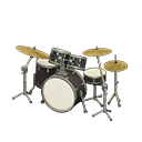 Drum Set Cosmo black / Smooth white