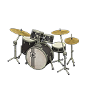 Drum Set Cosmo black / Vintage logo