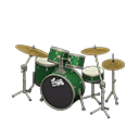 Drum Set Evergreen / Black with logo